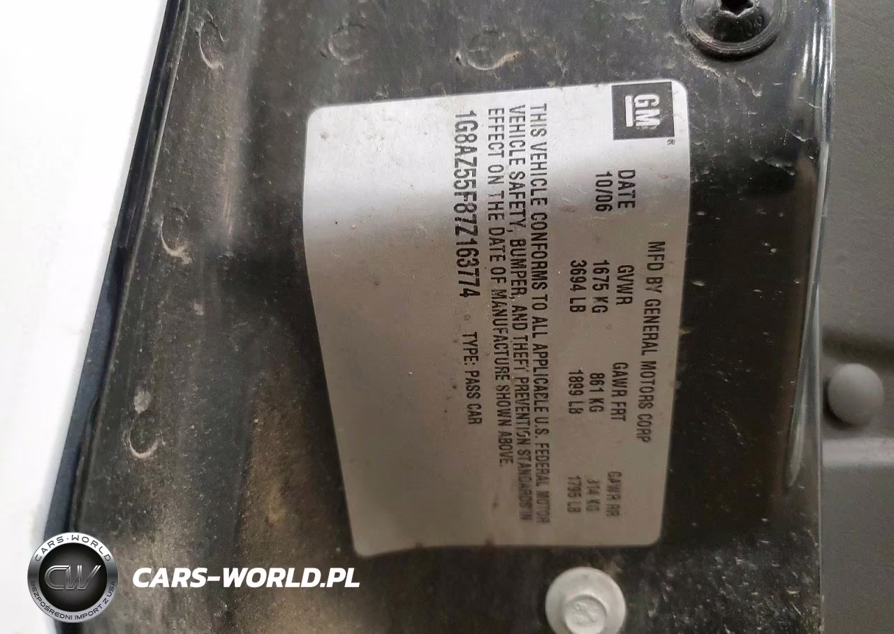 2007 Saturn Ion Level 2 VIN:1G8AZ55F87Z163774 - 12