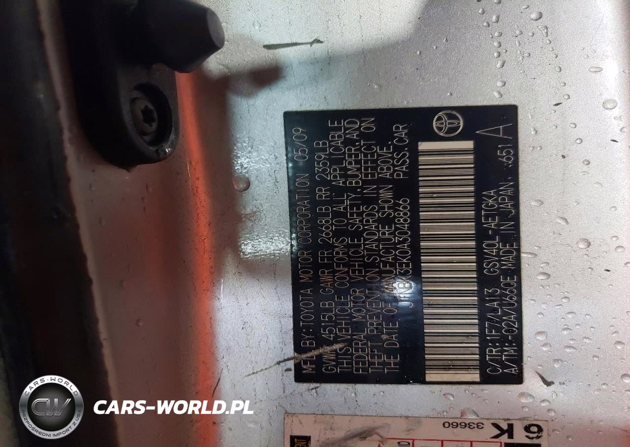 2010 Toyota Camry Xle V6 VIN:JTNBK3EK0A3048866 - 12