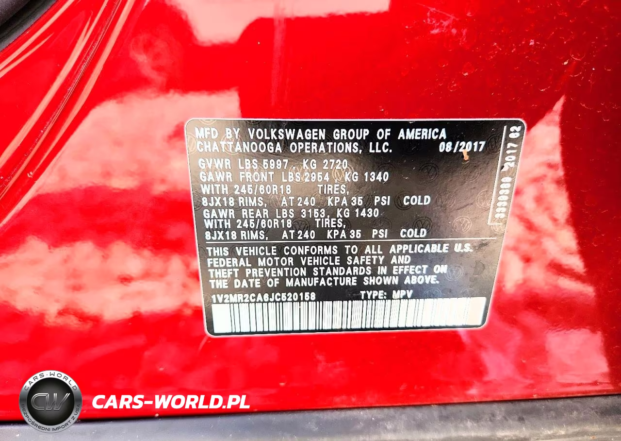 2018 Volkswagen Atlas Sel VIN:1V2MR2CA6JC520158 - 13
