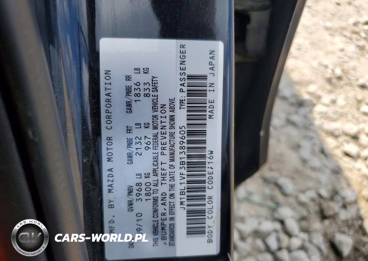 2011 Mazda 3 I VIN:JM1BL1VF3B1389605 - 12
