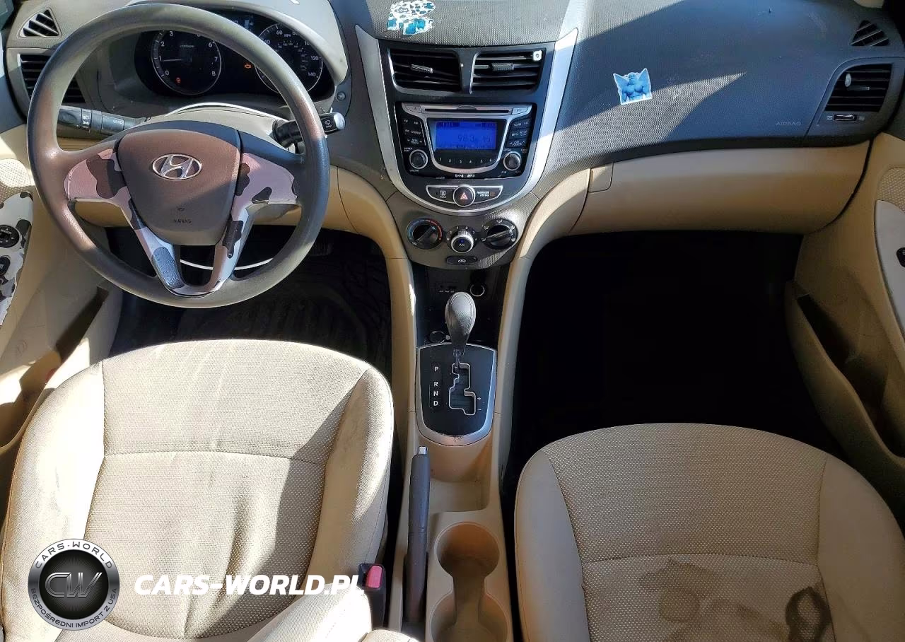 2013 Hyundai Accent Gls VIN:KMHCT4AE3DU350951 - 8