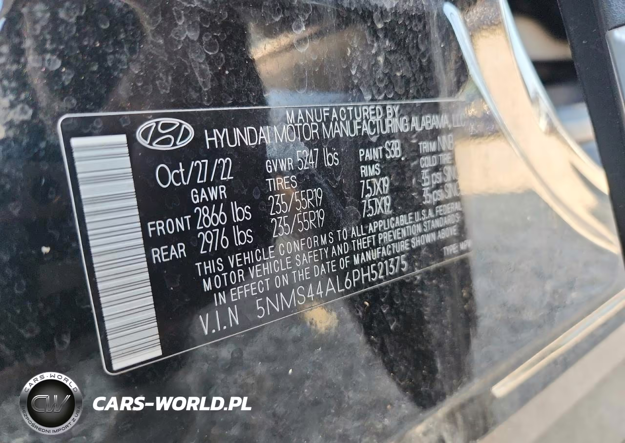 2023 Hyundai Santa Fe Limited VIN:5NMS44AL6PH521375 - 13
