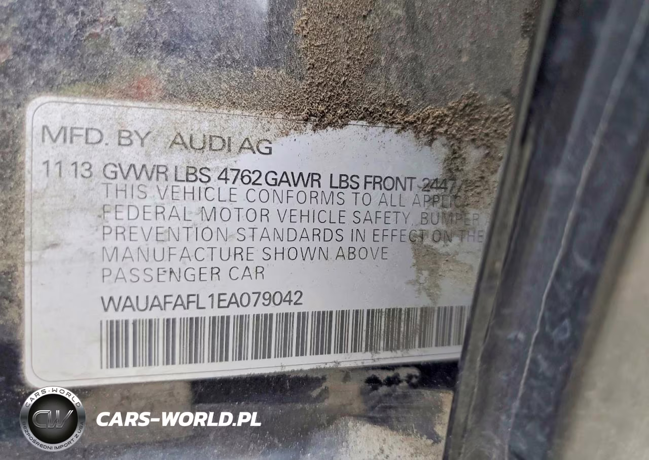 2014 Audi A4 Premium VIN:WAUAFAFL1EA079042 - 12