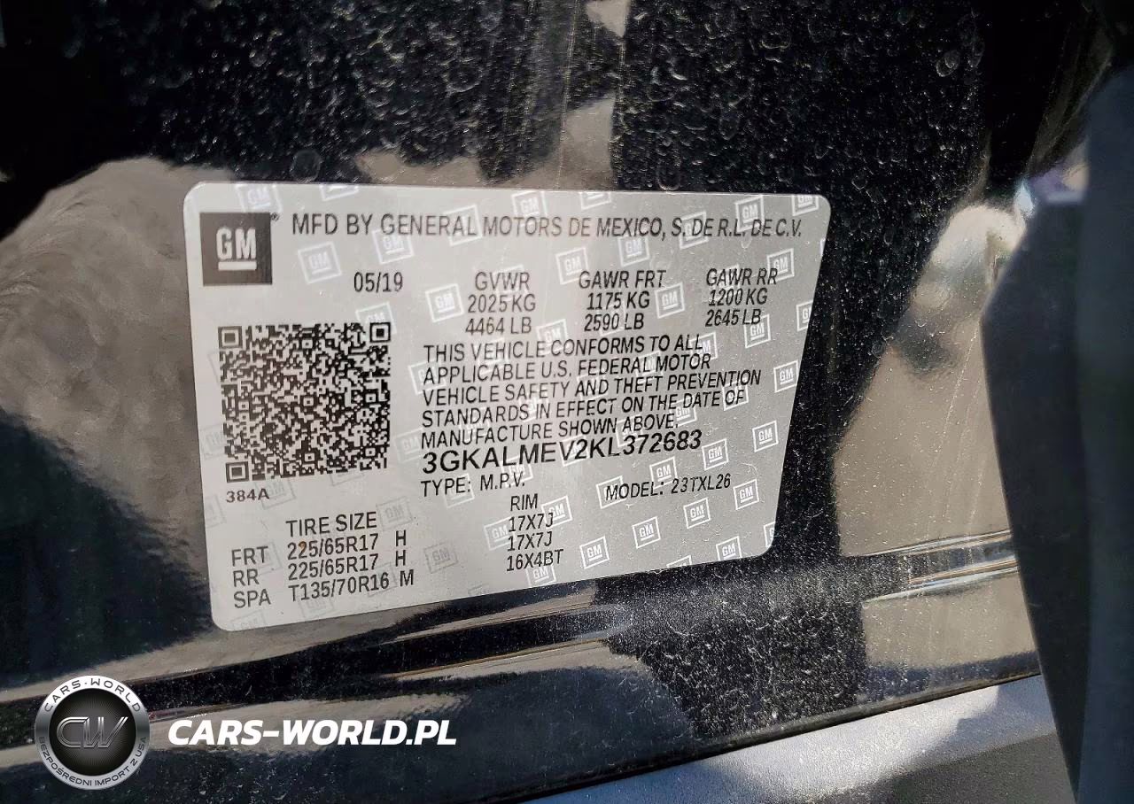 2019 GMC Terrain Sle VIN:3GKALMEV2KL372683 - 13