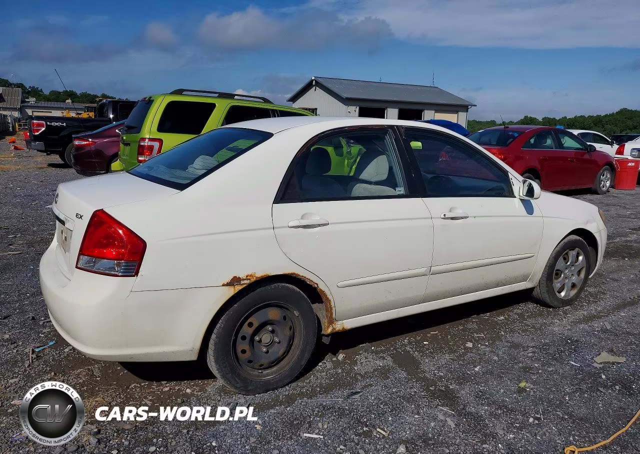 2007 Kia Spectra Lx VIN:KNAFE121275451335 - 3