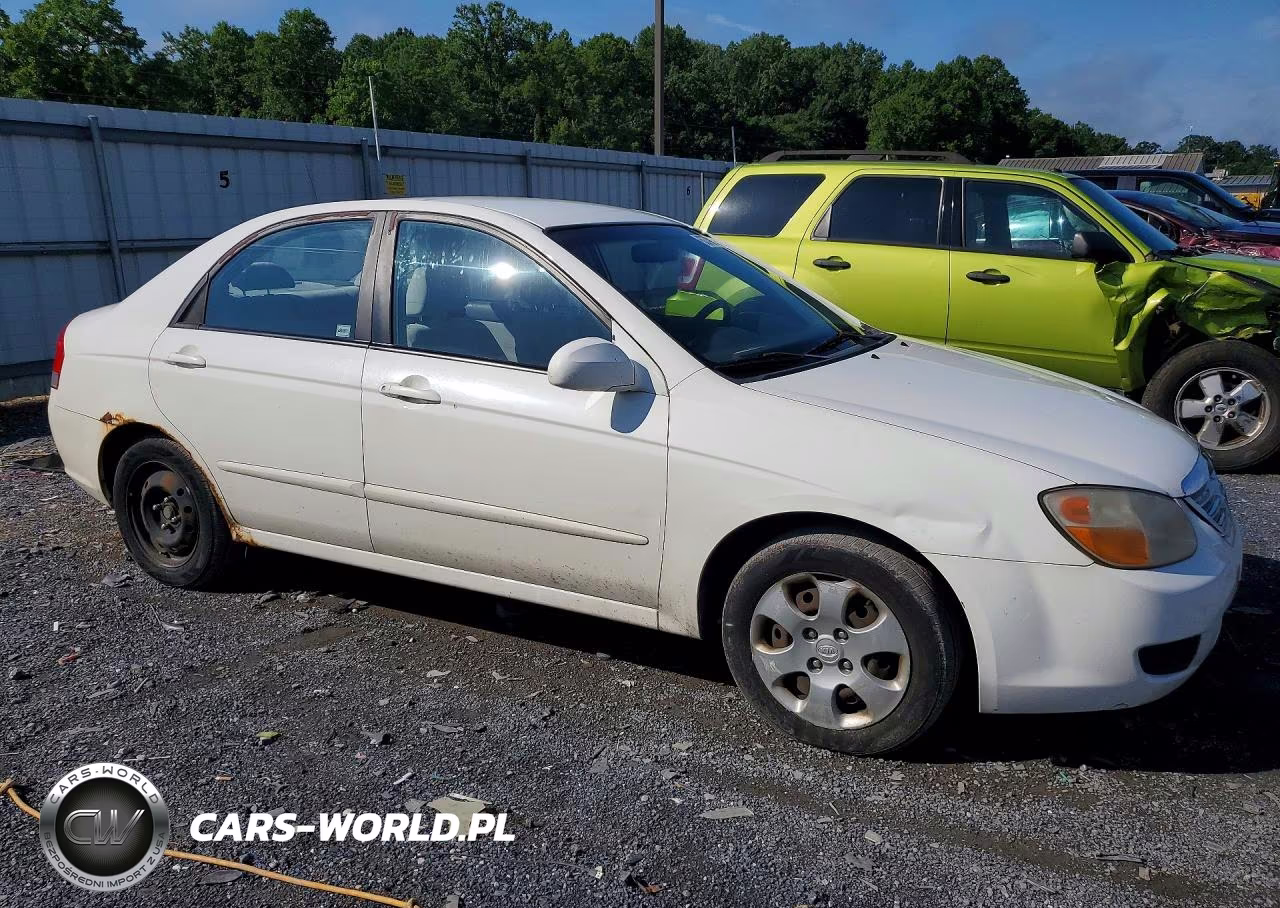 2007 Kia Spectra Lx VIN:KNAFE121275451335 - 4