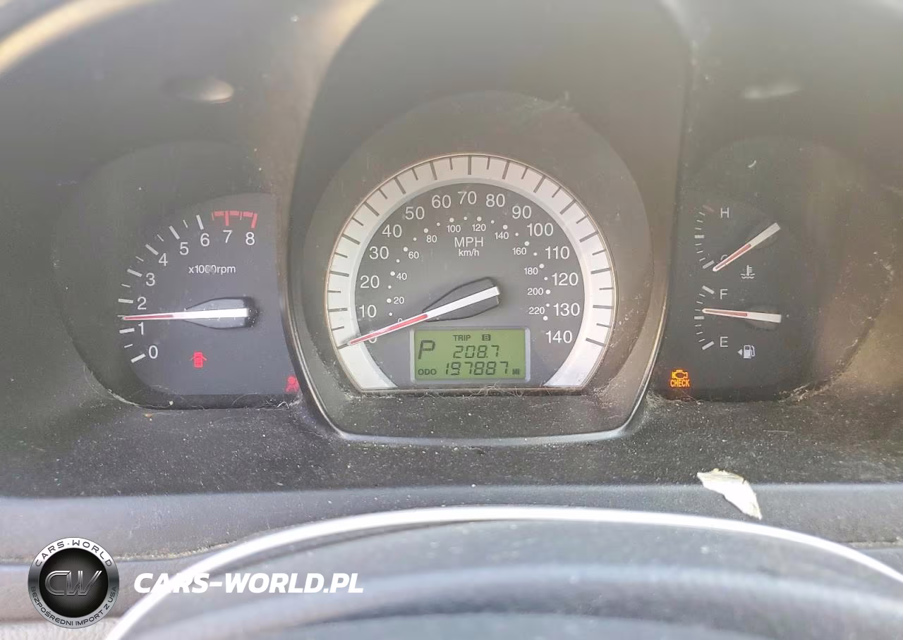 2007 Kia Spectra Lx VIN:KNAFE121275451335 - 9