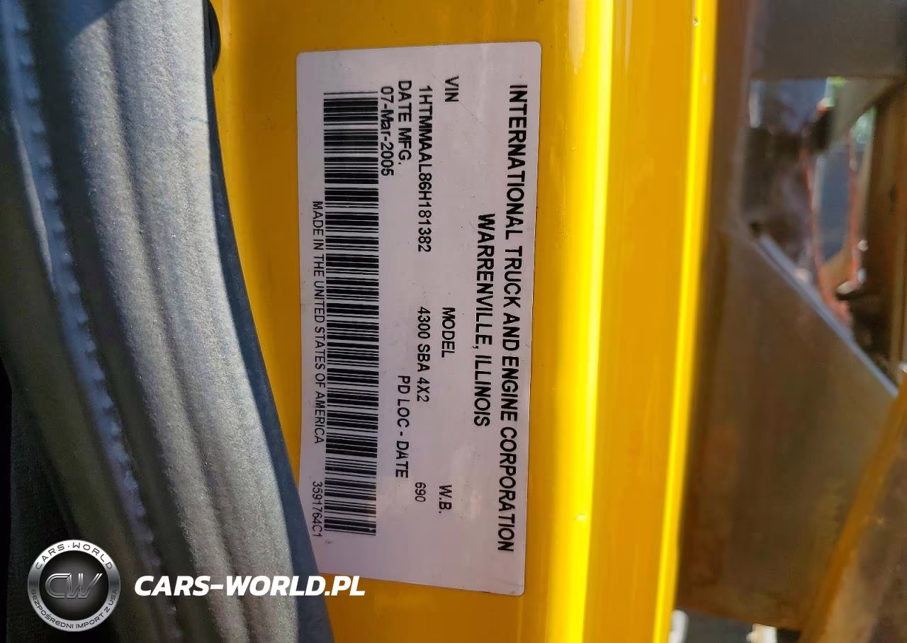 2006 International 4000 4300 VIN:1HTMMAAL86H181382 - 11