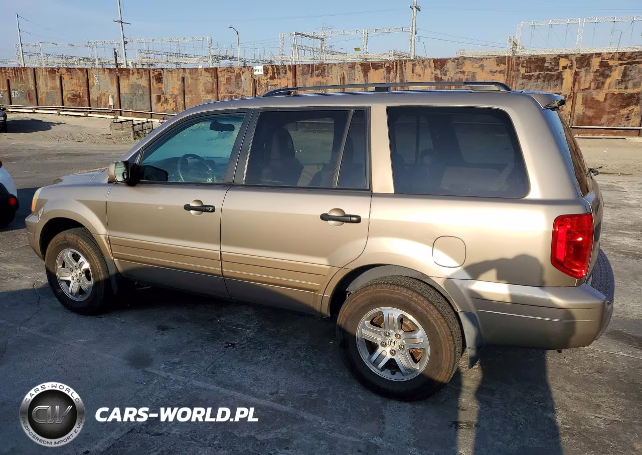 2003 Honda Pilot Exl VIN:2HKYF18663H563612 - 2