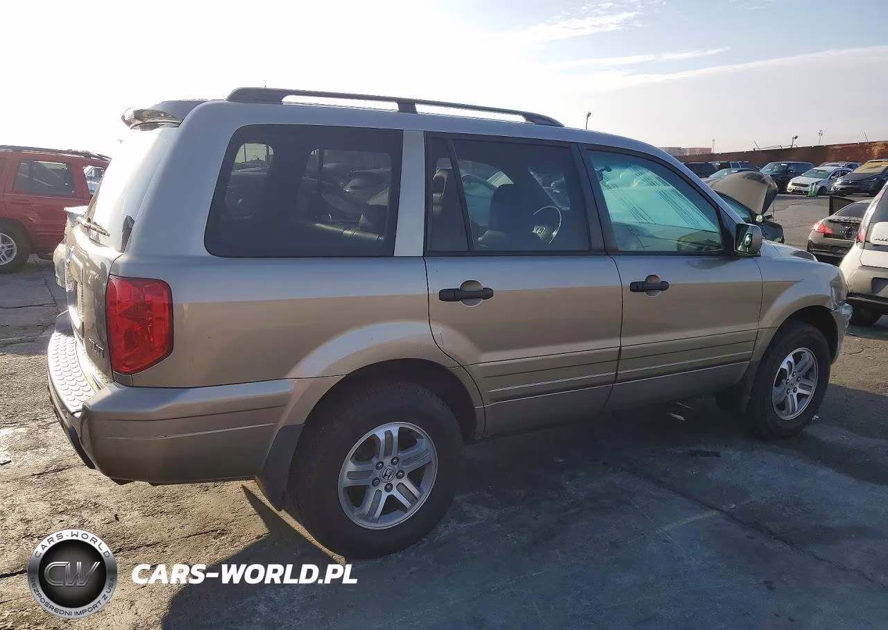 2003 Honda Pilot Exl VIN:2HKYF18663H563612 - 3