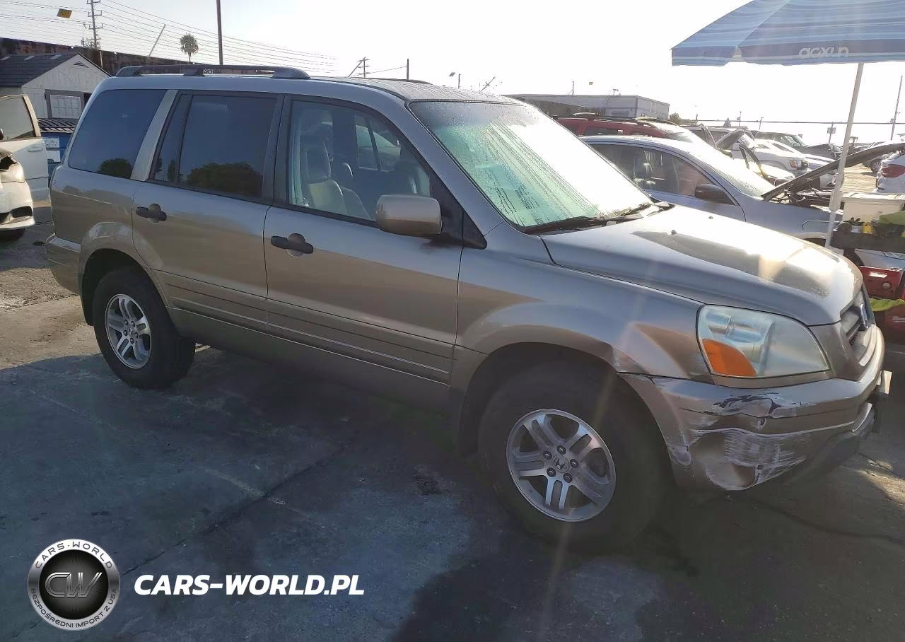 2003 Honda Pilot Exl VIN:2HKYF18663H563612 - 4