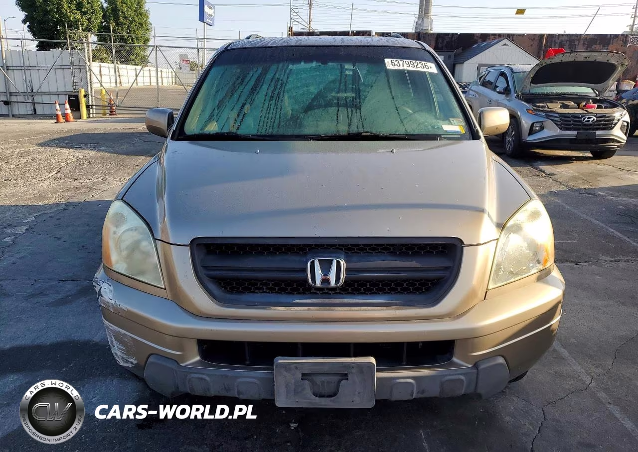 2003 Honda Pilot Exl VIN:2HKYF18663H563612 - 5