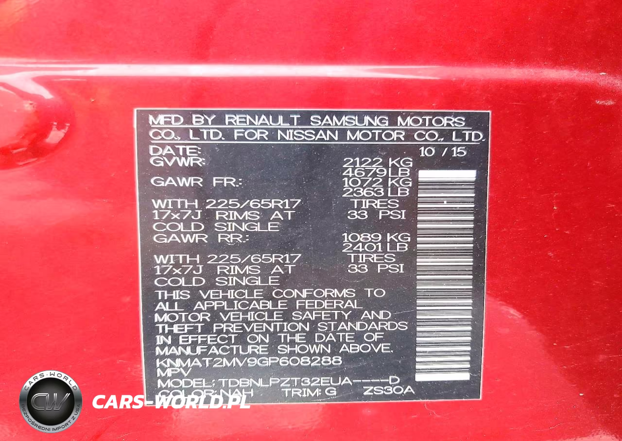 2016 Nissan Rogue S VIN:KNMAT2MV9GP608288 - 12