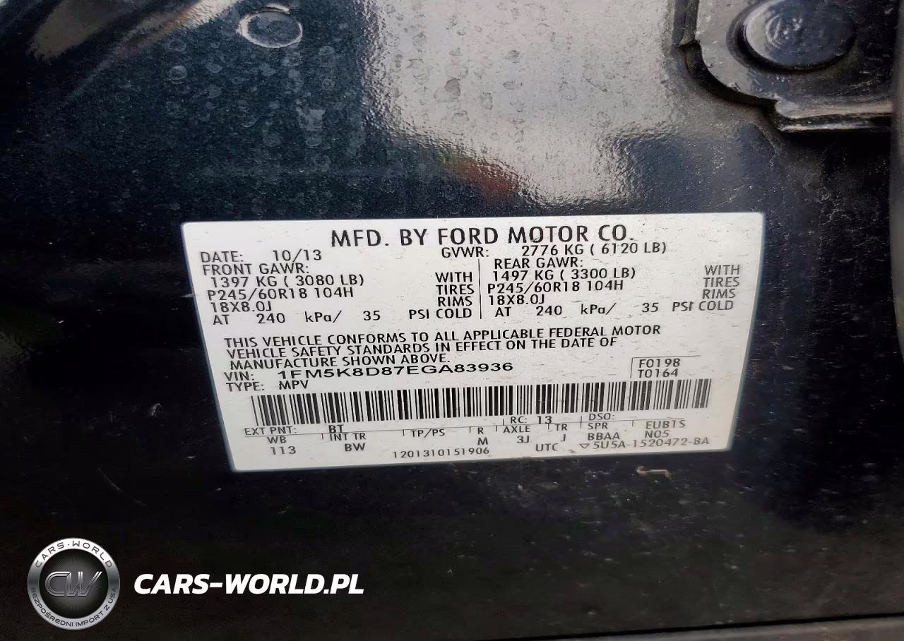 2014 Ford Explorer Xlt VIN:1FM5K8D87EGA83936 - 13