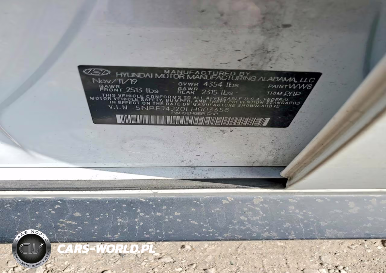 2020 Hyundai Sonata Sel Plus VIN:5NPEJ4J20LH003658 - 12
