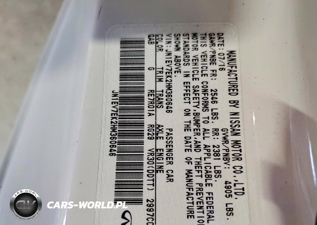 2017 Infiniti Q60 3.0T Premium VIN:JN1EV7EK2HM360646 - 12