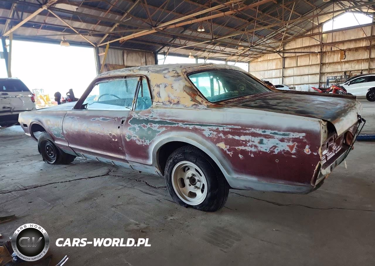 1968 Mercury Cougar VIN:8R93J511777 - 2