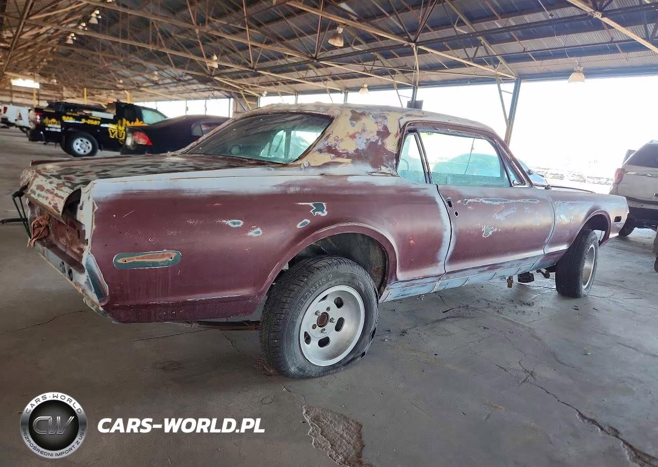 1968 Mercury Cougar VIN:8R93J511777 - 3