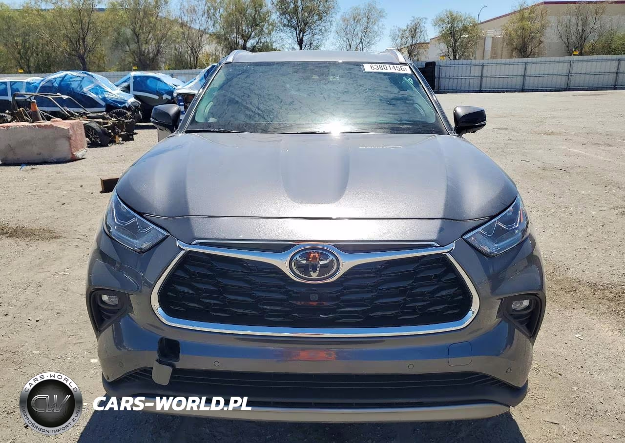 2025 Toyota Highlander Hybrid Platinum VIN:5TDEBRCH7SS646691 - 5