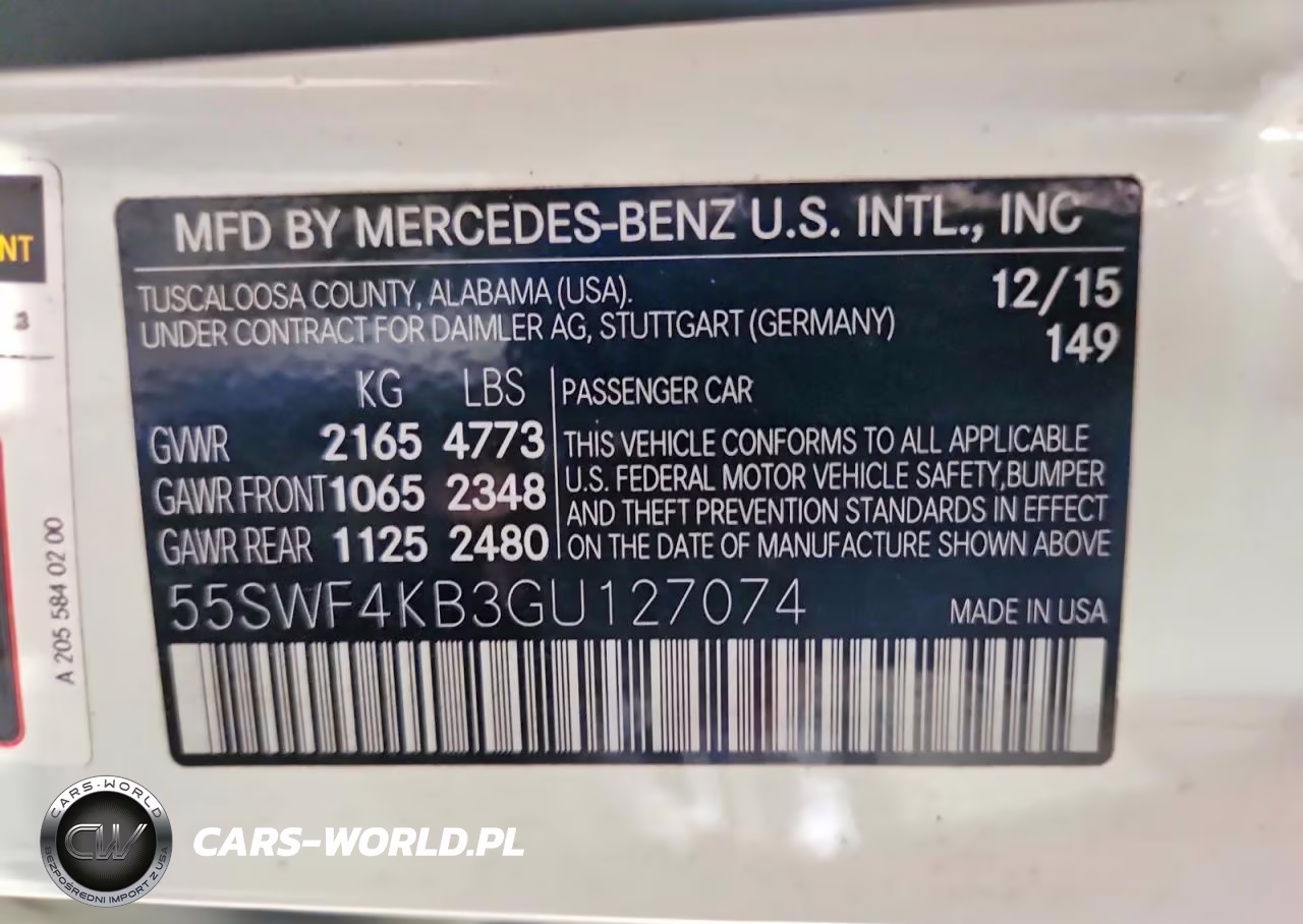 2016 Mercedes-Benz C 300 4Matic VIN:55SWF4KB3GU127074 - 13
