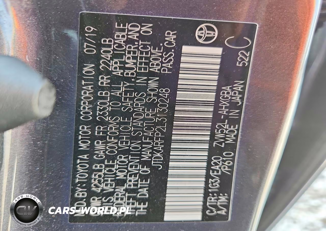 2020 Toyota Prius Prime Limited VIN:JTDKARFP2L3130248 - 12