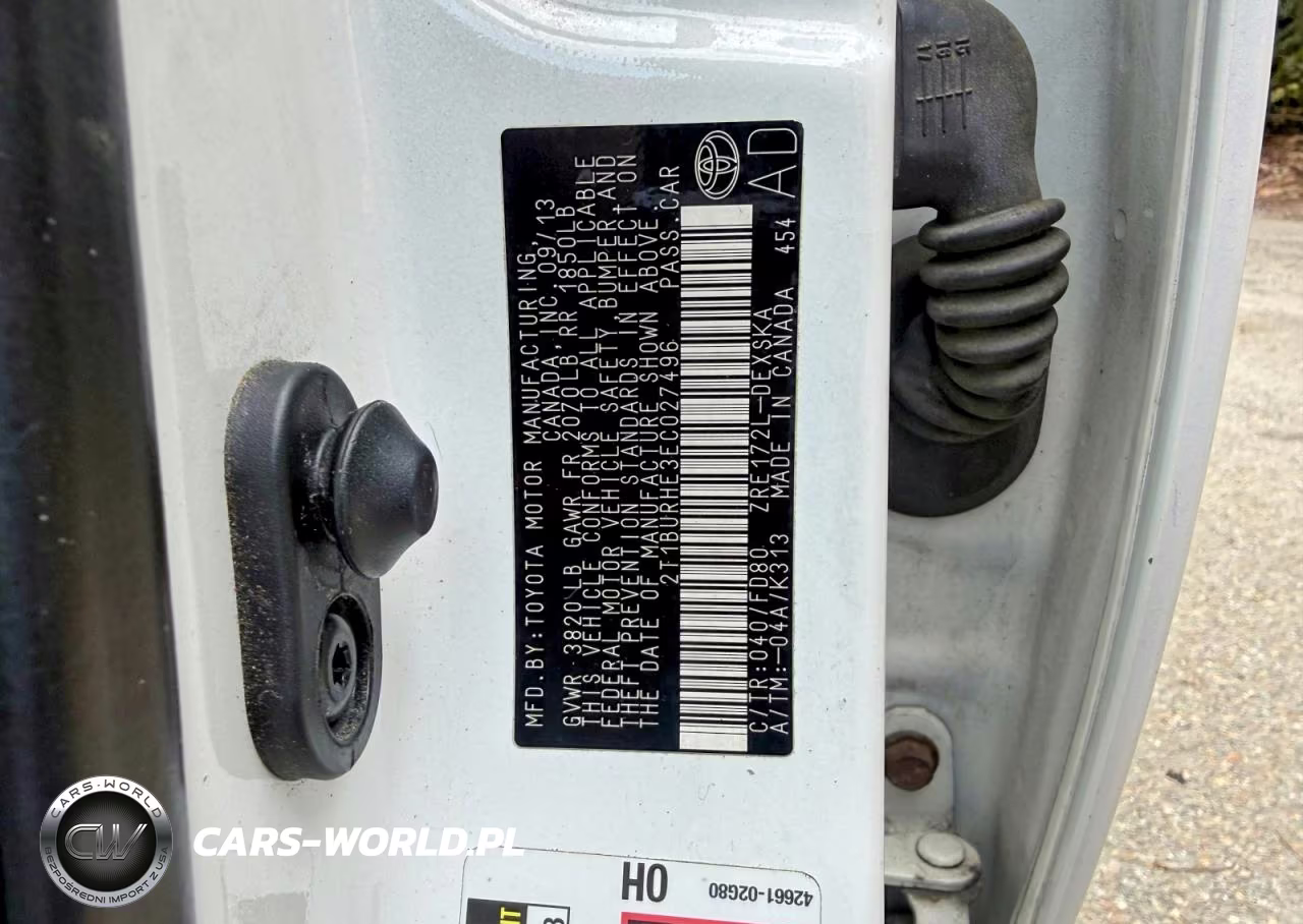 2014 Toyota Corolla S Plus VIN:2T1BURHE3EC027496 - 10