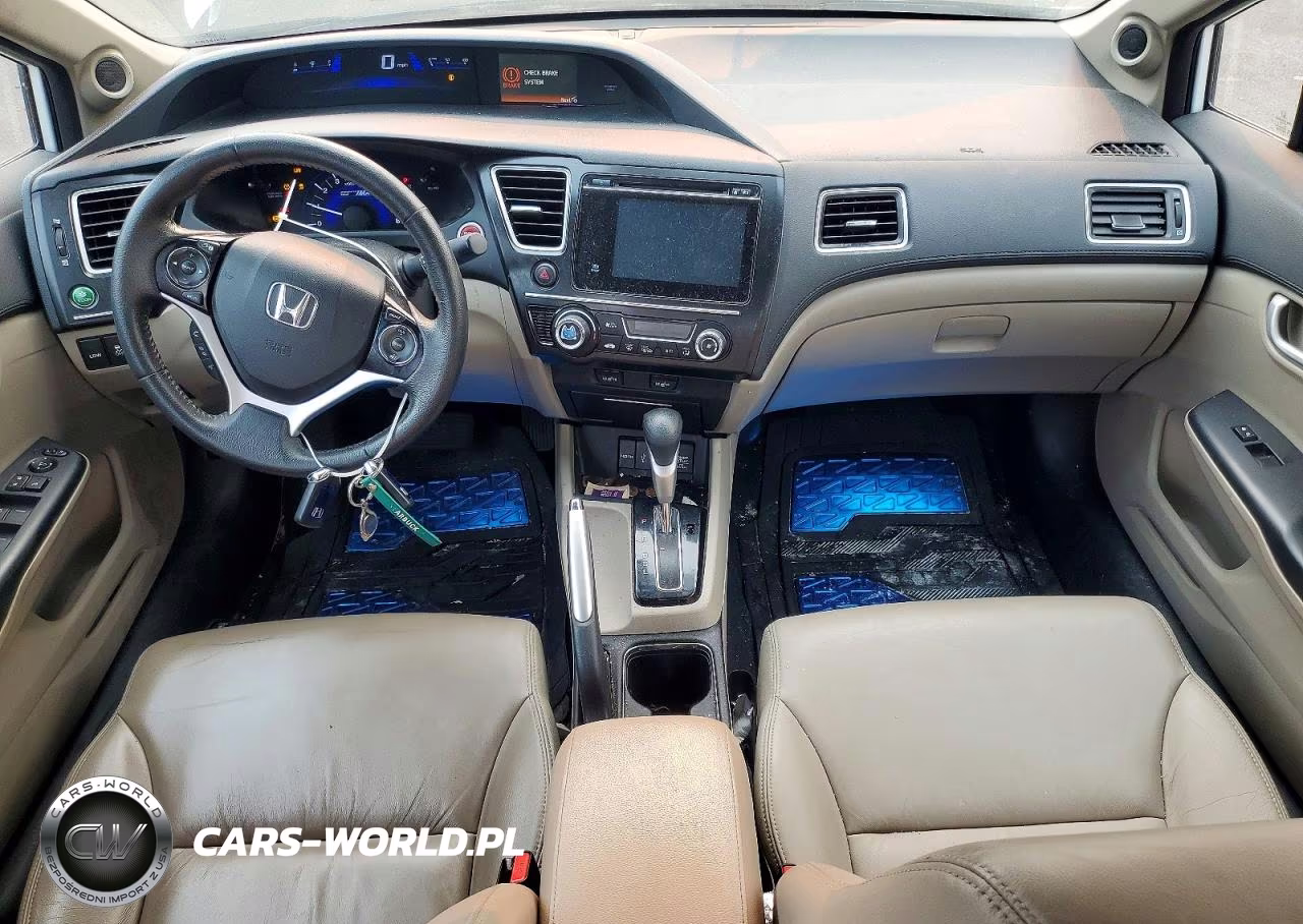 2015 Honda Civic Hybrid L VIN:19XFB4F35FE000590 - 8