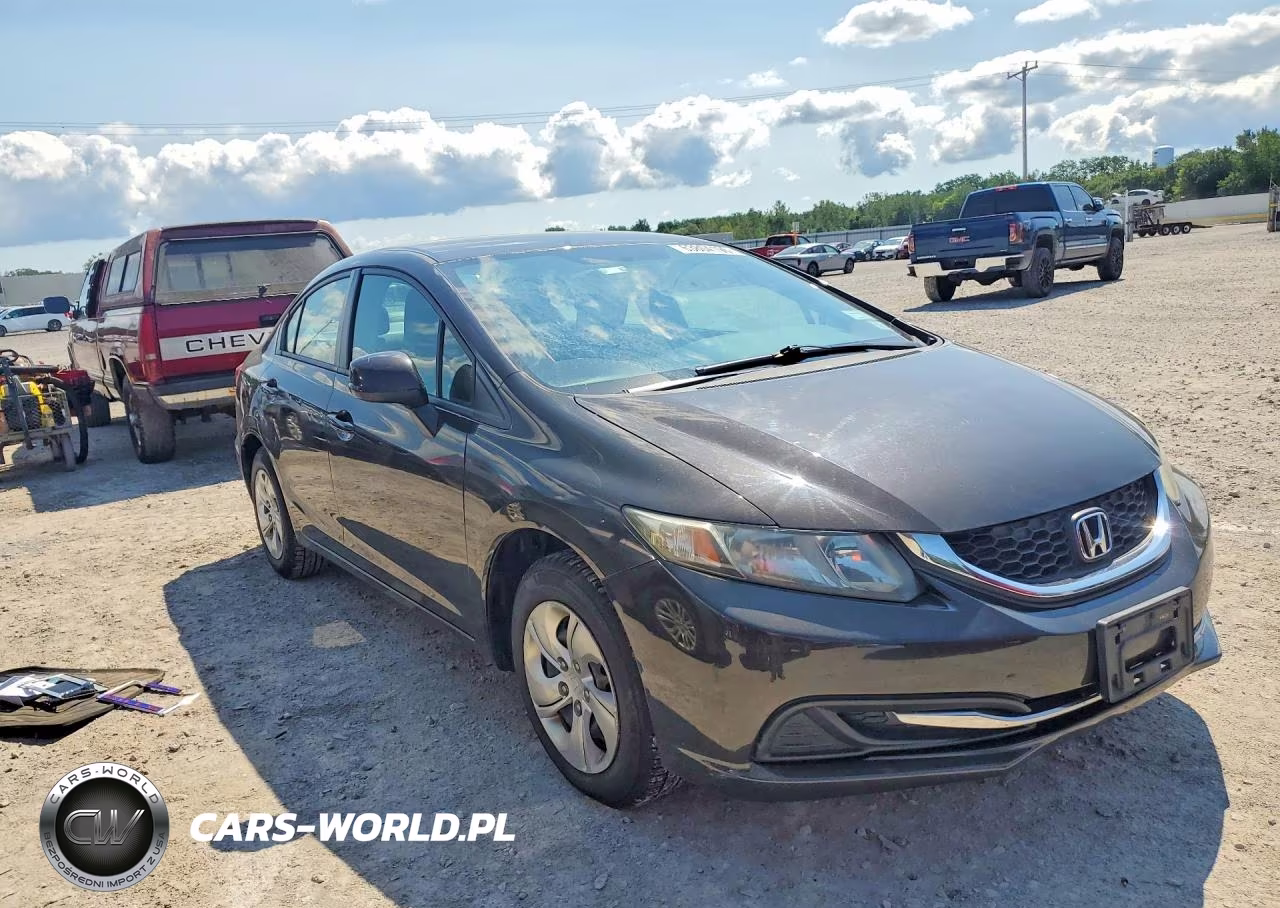 2013 Honda Civic Lx VIN:19XFB2E58DE056060 - 4