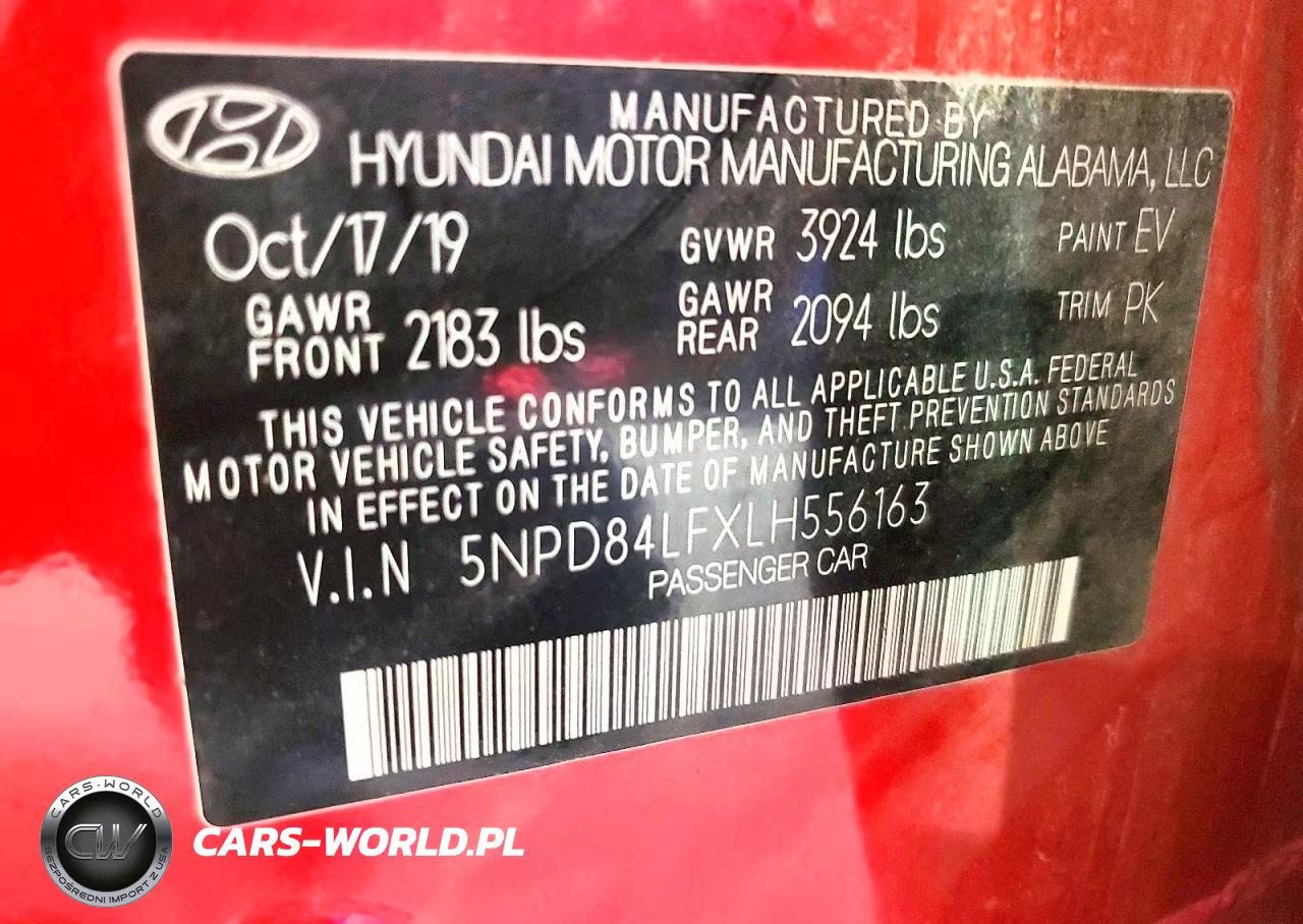 2020 Hyundai Elantra Sel VIN:5NPD84LFXLH556163 - 12