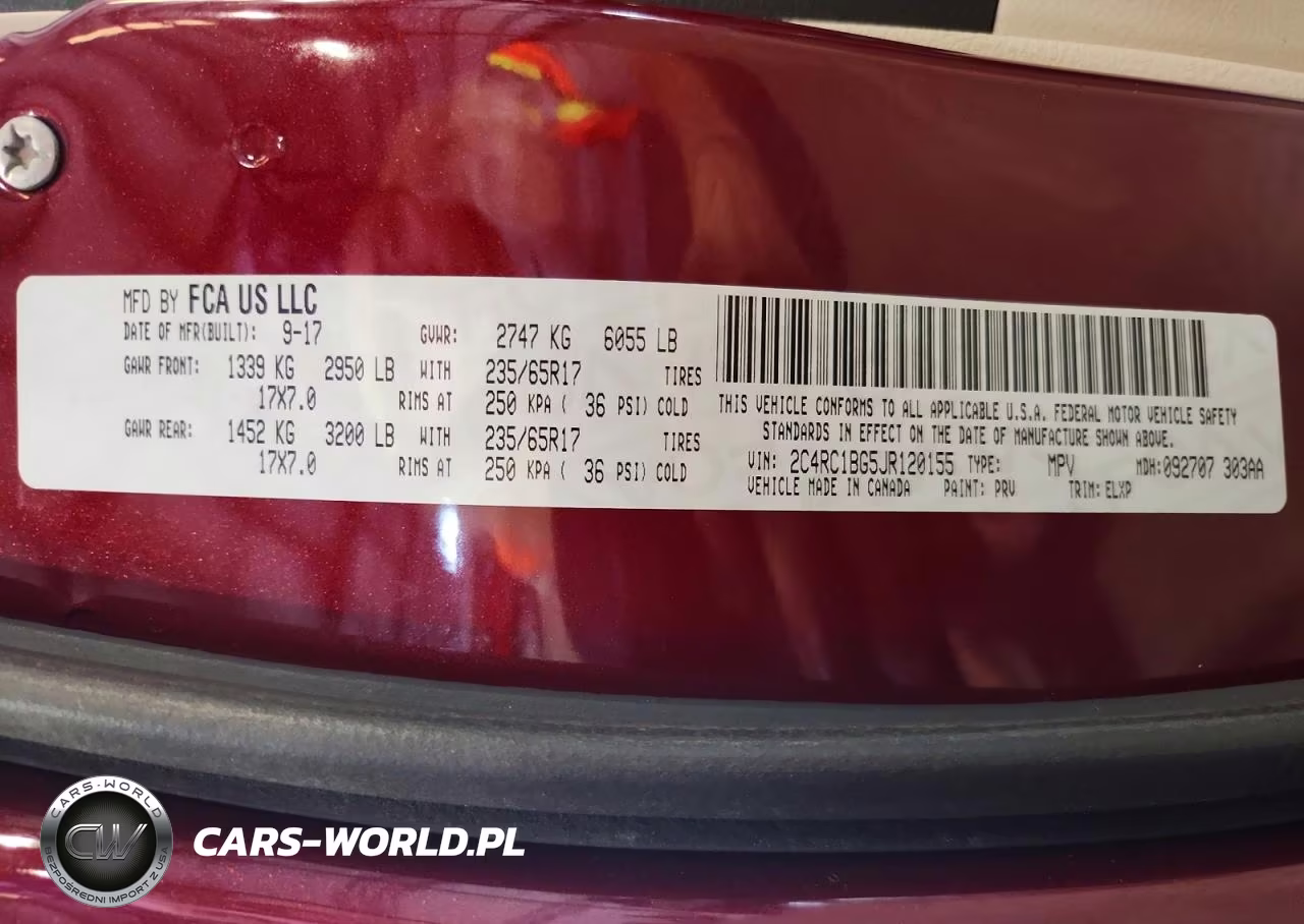 2018 Chrysler Pacifica Touring L VIN:2C4RC1BG5JR120155 - 13