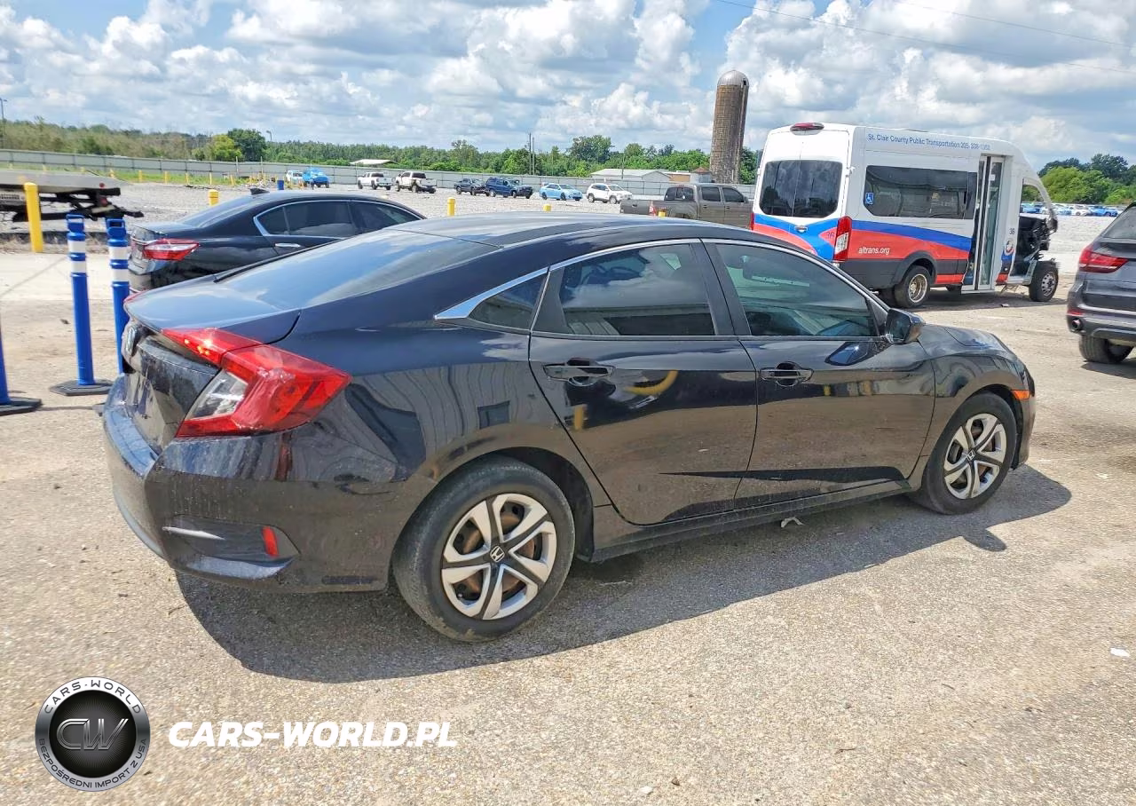 2017 Honda Civic Lx VIN:19XFC2F51HE056726 - 3
