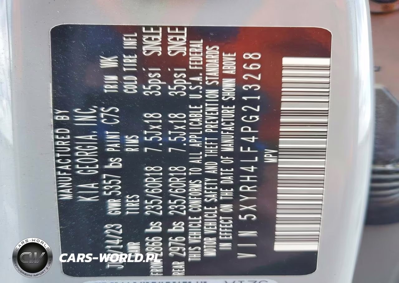 2023 Kia Sorento Ex VIN:5XYRH4LF4PG213268 - 14
