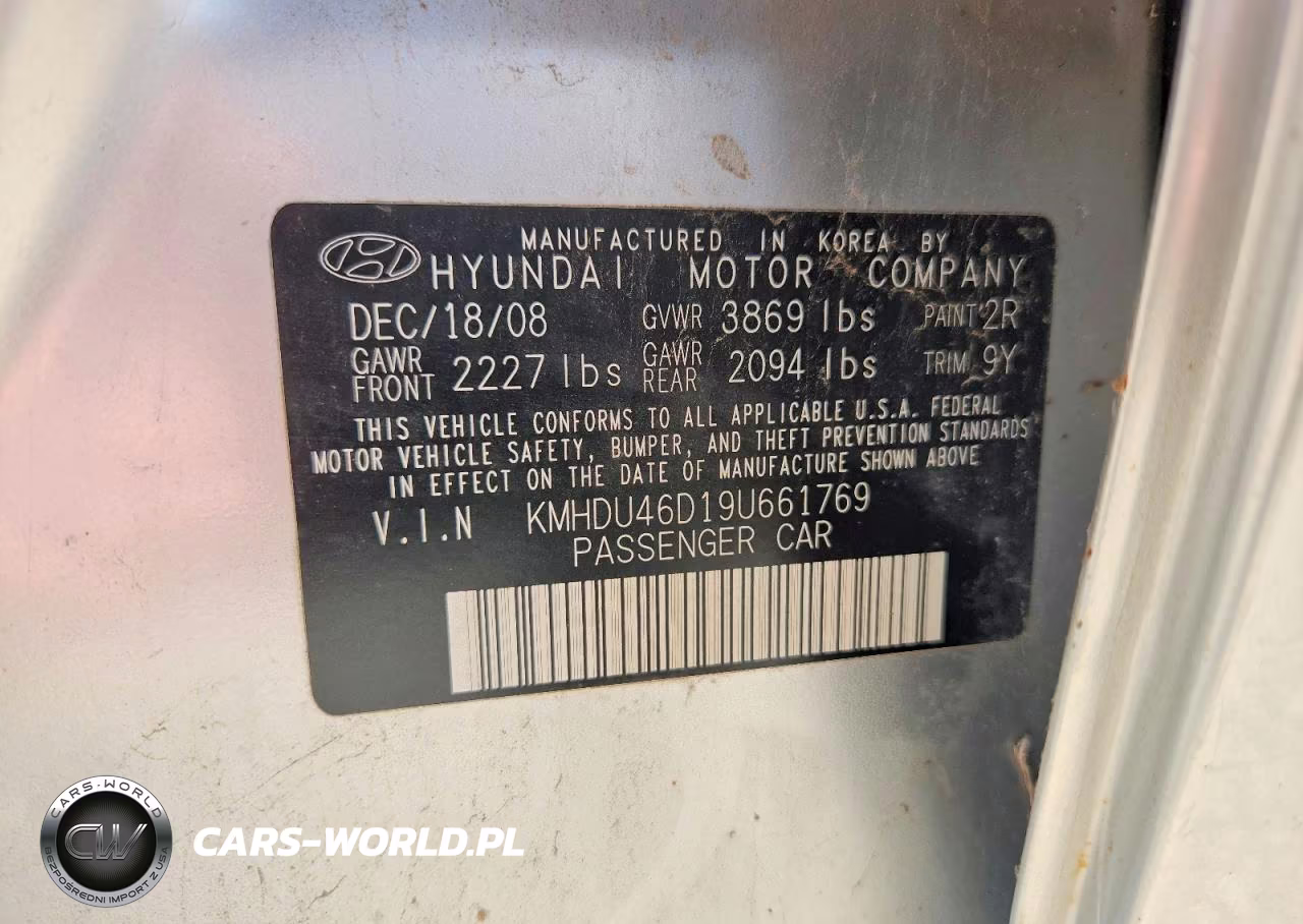 2010 Hyundai Elantra Se VIN:KMHDU46D19U661769 - 12