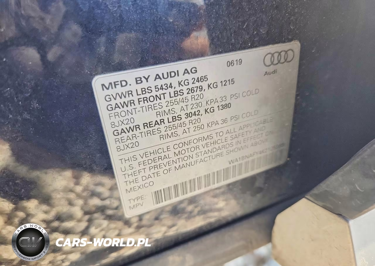2019 Audi Q5 Premium Plus VIN:WA1BNAFY4K2125565 - 12