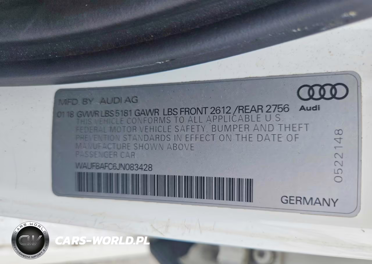 2018 Audi A6 Premium VIN:WAUF8AFC6JN083428 - 12