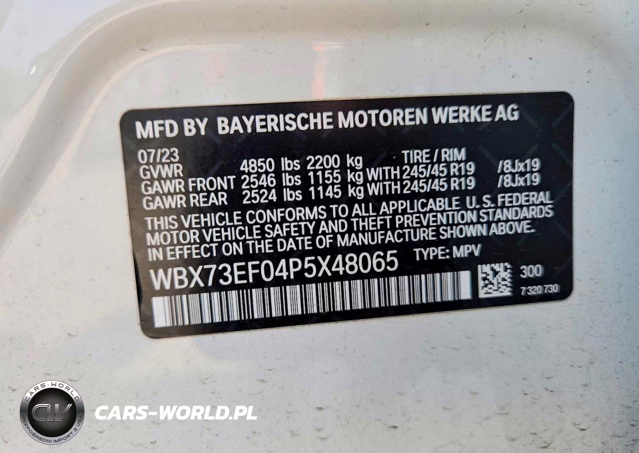 2023 BMW X1 xDrive28I VIN:WBX73EF04P5X48065 - 12