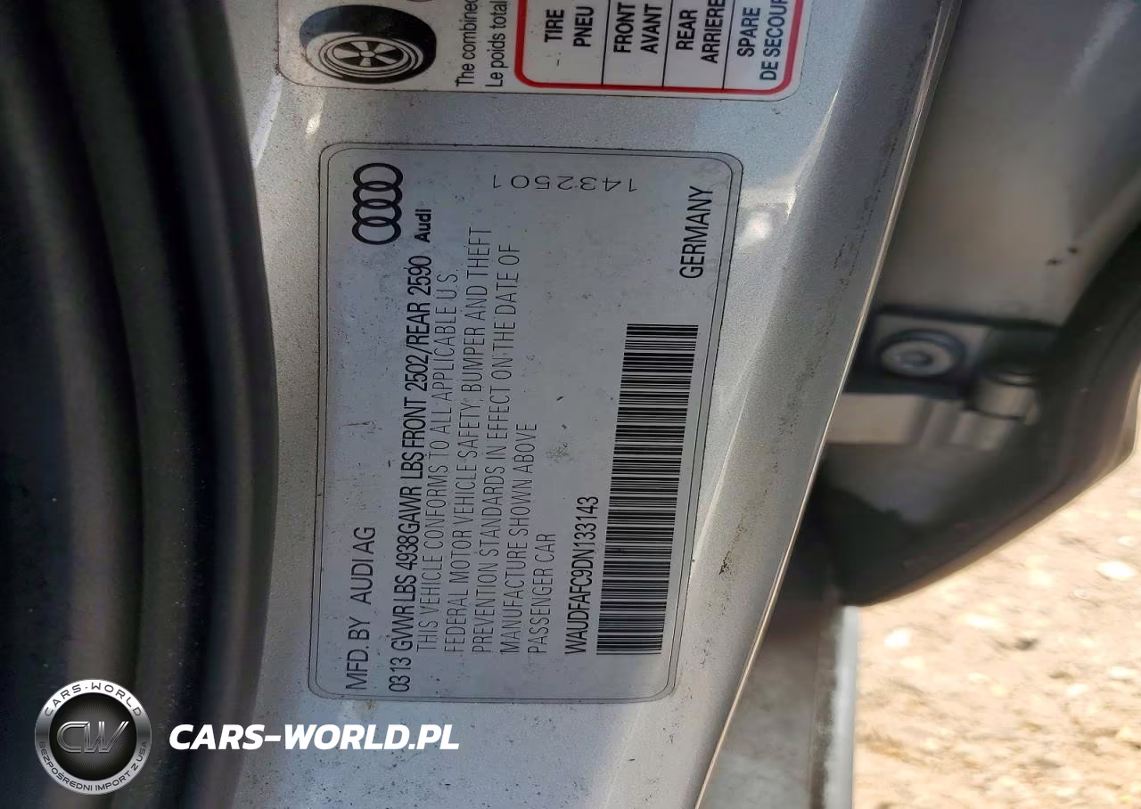 2013 Audi A6 Premium Plus VIN:WAUDFAFC9DN133143 - 12