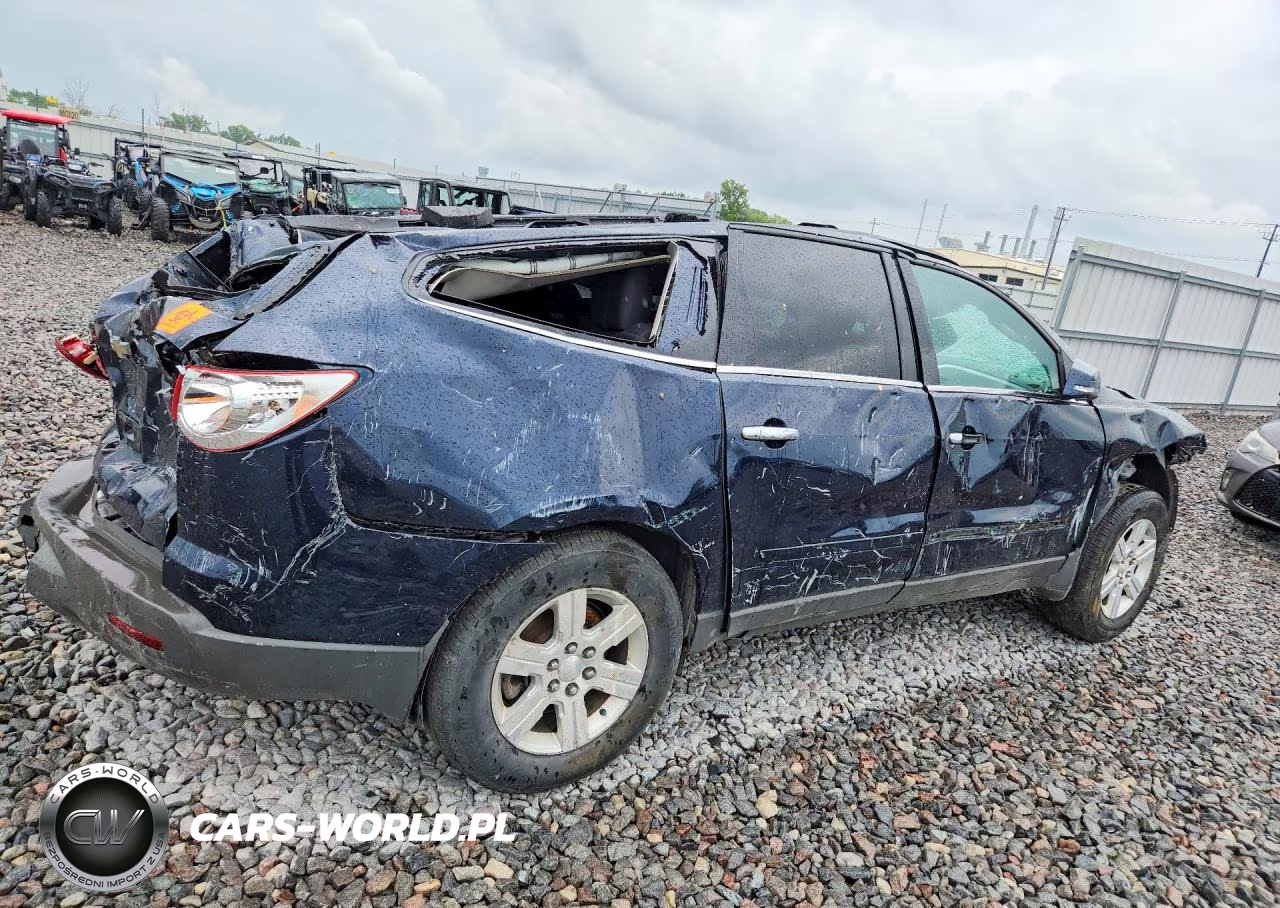 2012 Chevrolet Traverse Lt VIN:1GNKRGED8CJ307778 - 3