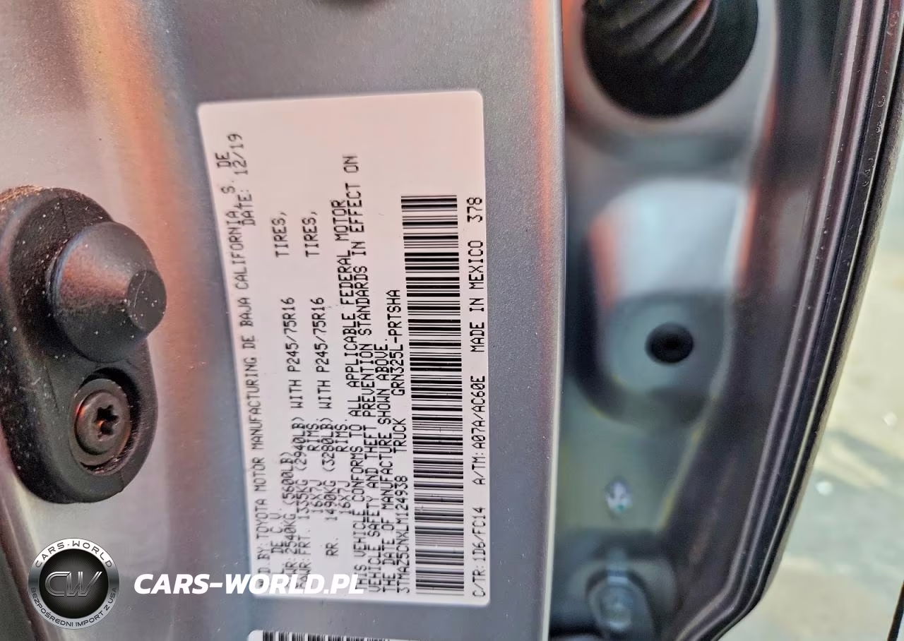 2020 Toyota Tacoma Sr5 V6 VIN:3TMAZ5CNXLM124938 - 12