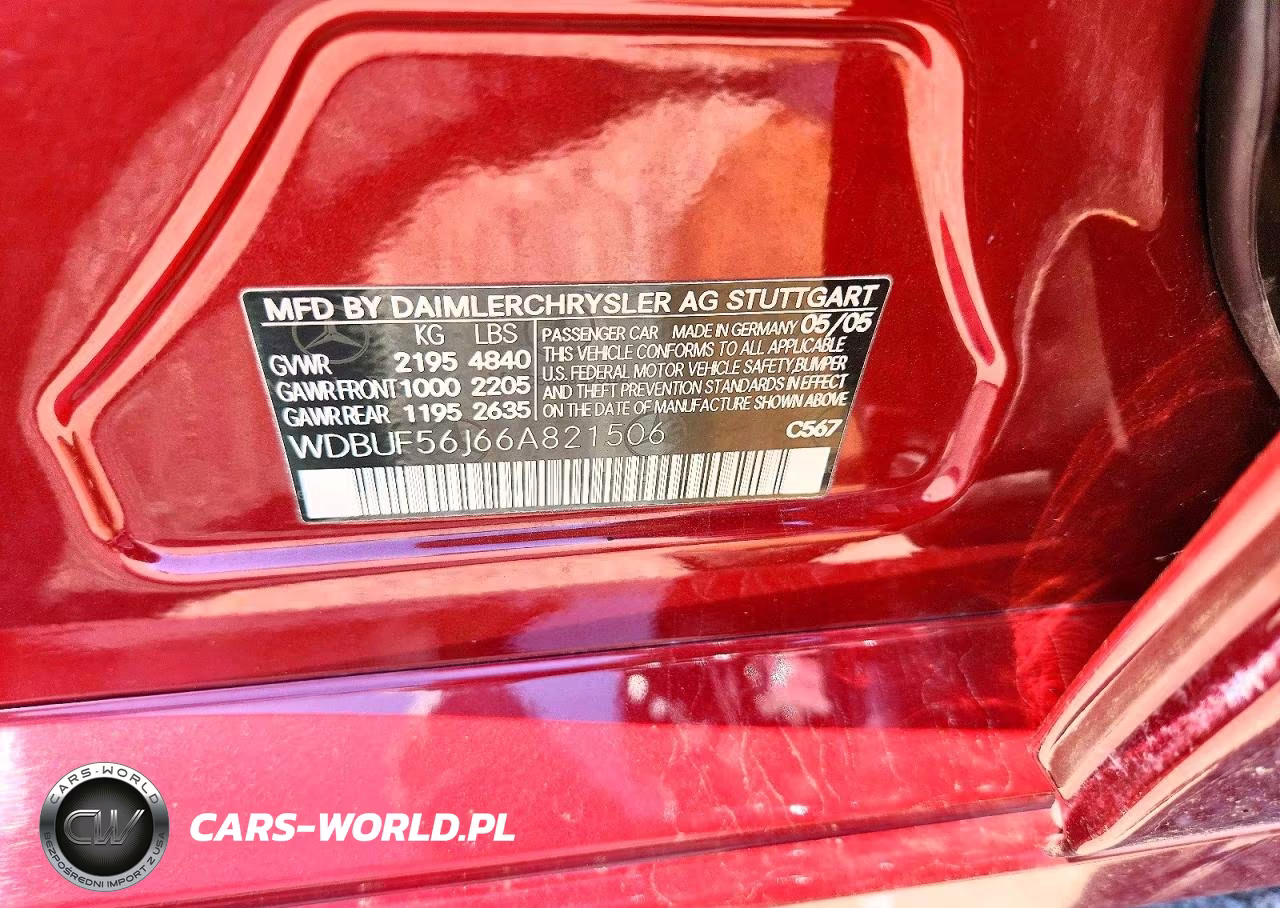 2006 Mercedes-Benz E 350 VIN:WDBUF56J66A821506 - 12