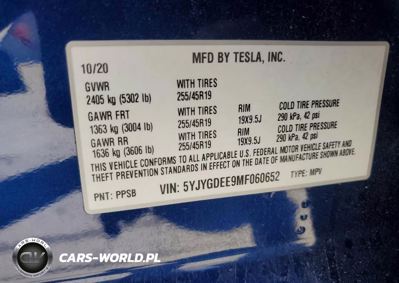 2021 Tesla Model Y VIN:5YJYGDEE9MF060652 - 12