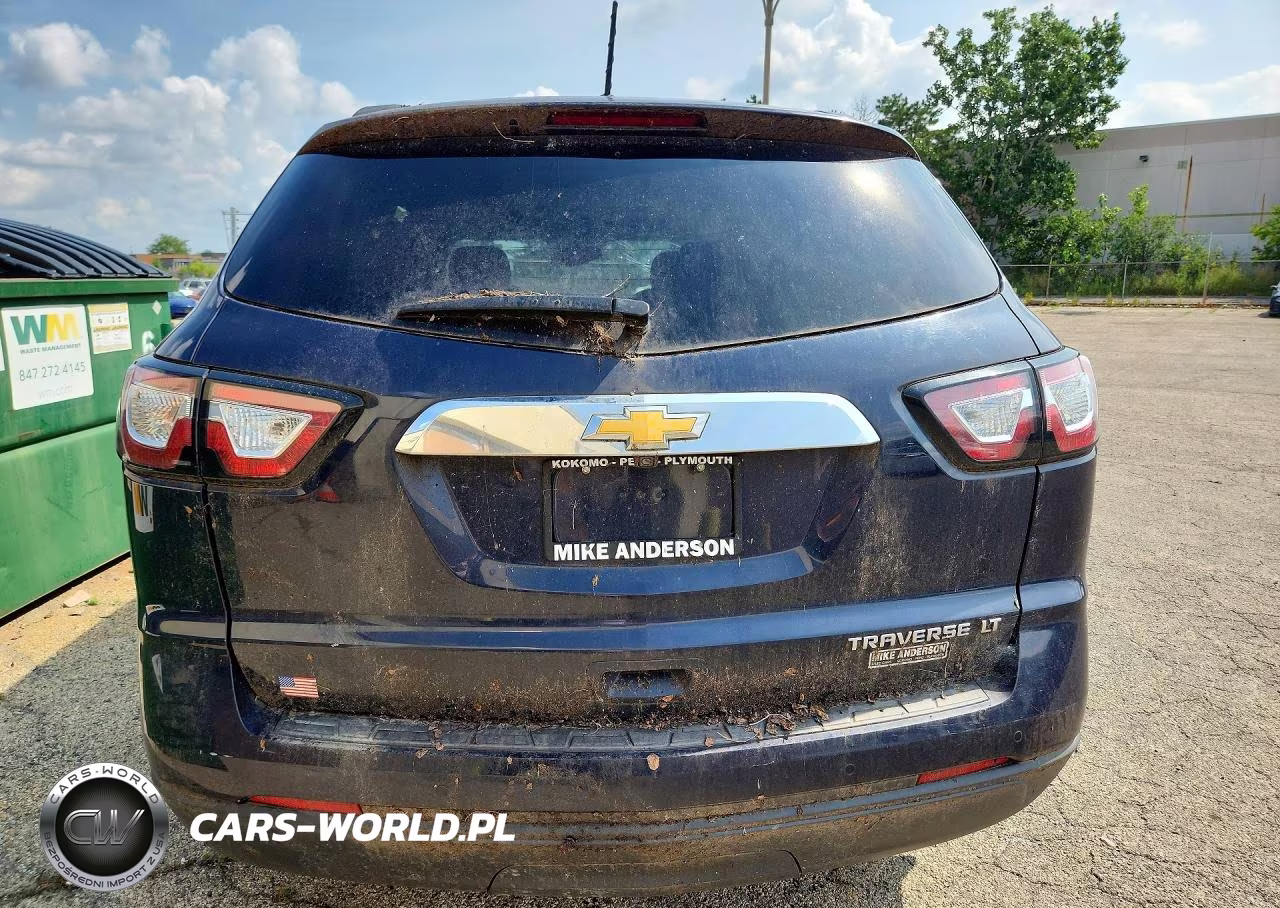 2015 Chevrolet Traverse Lt VIN:1GNKRHKD6FJ122000 - 6