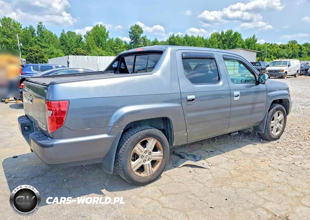 2011 Honda Ridgeline Rtl VIN:5FPYK1F51BB009324 - 3