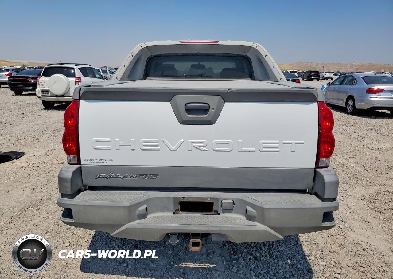 2002 Chevrolet Avalanche K1500 VIN:3GNEK13T52G119602 - 6