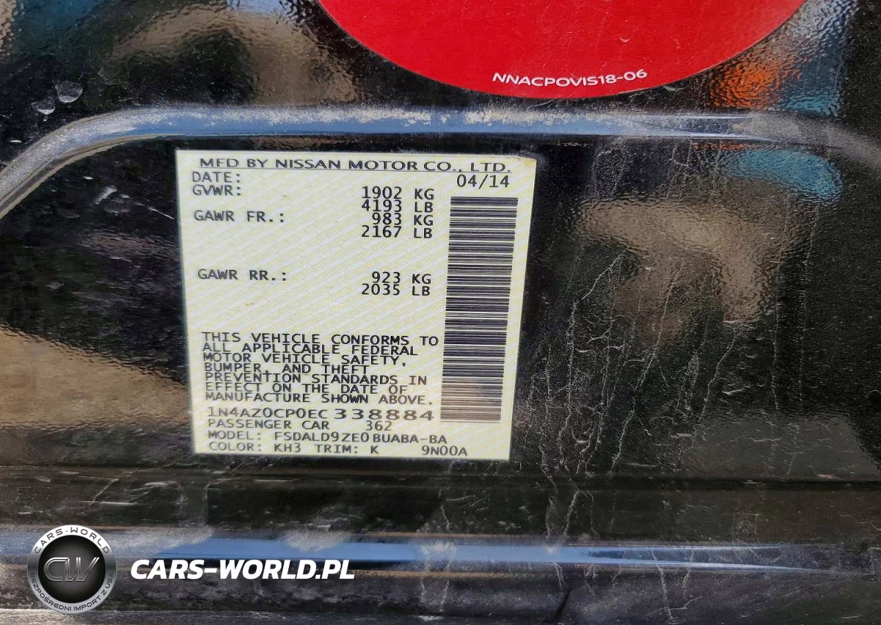 2014 Nissan Leaf Sv VIN:1N4AZ0CP0EC338884 - 12