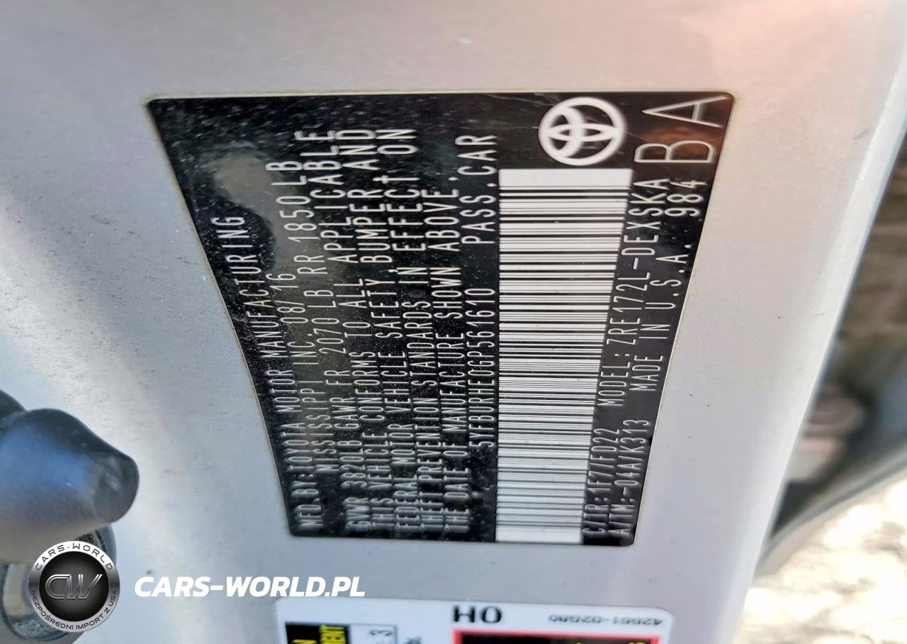 2016 Toyota Corolla S Plus VIN:5YFBURHE0GP561610 - 12
