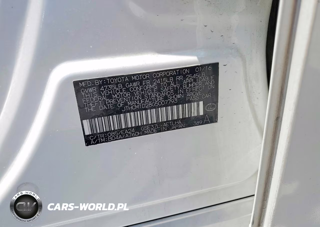 2016 Lexus Is 300 VIN:JTHCM1D28G5007793 - 13