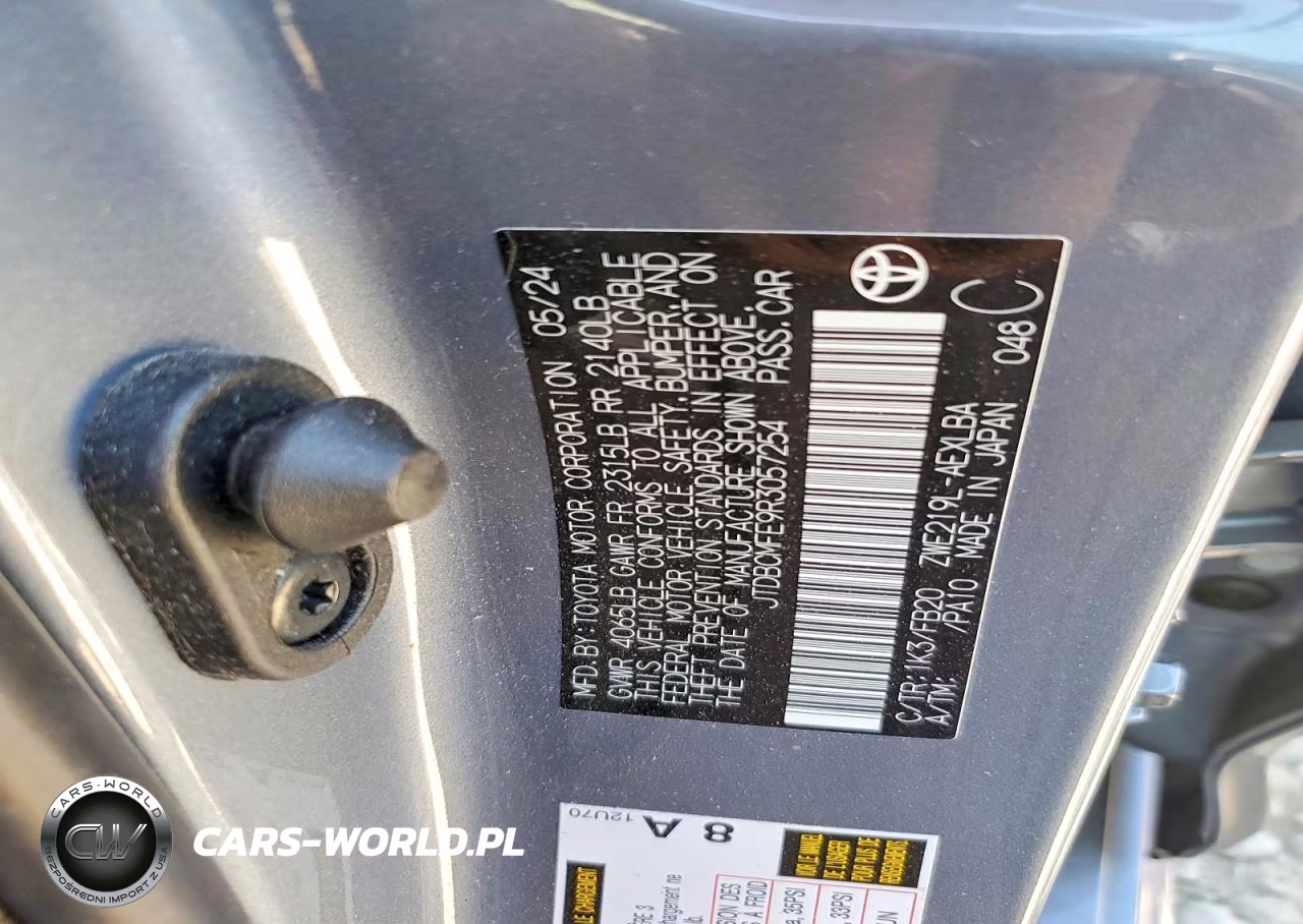 2024 Toyota Corolla Hybrid Le VIN:JTDBCMFE9R3057254 - 12