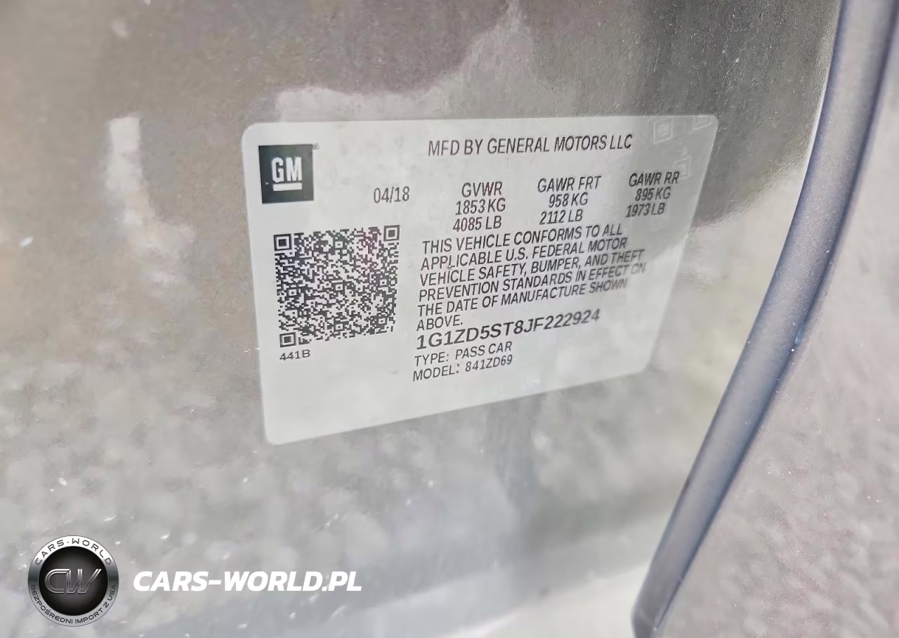 2018 Chevrolet Malibu Lt VIN:1G1ZD5ST8JF222924 - 12