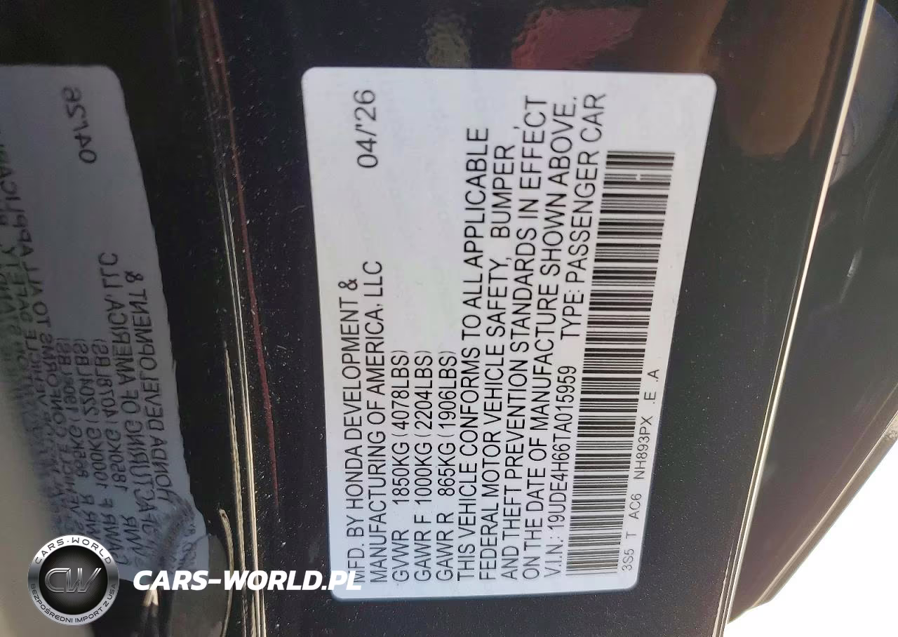 2026 Acura Integra A-Spec Tech VIN:19UDE4H66TA015959 - 12